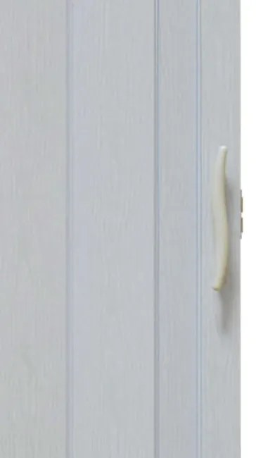 Skladacie dvere 001P biely dub matný 80 cm