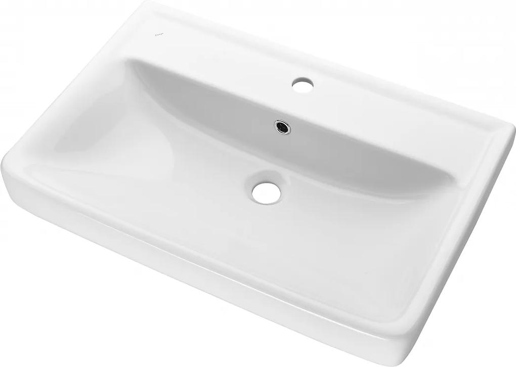 Dřevojas - Q 70 keramické umývadlo - BIELE (05545)