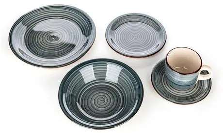 Banquet 30-dielna jedálenská súprava Spiral ​Blue
