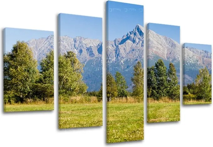 Obraz na stenu 5 dielny SLOVENSKO SK006E50