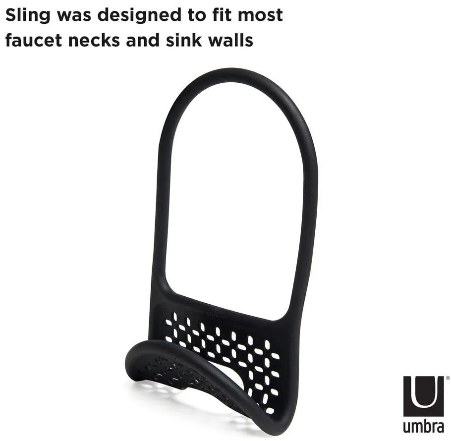 Závesný plastový držiak na hubku Sling – Umbra