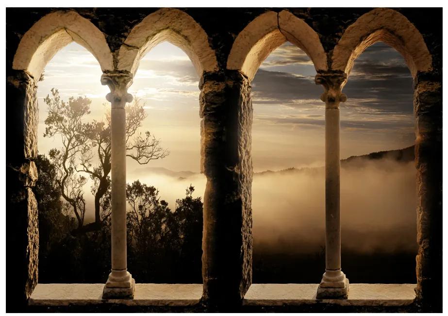 Artgeist Fototapeta - Mountain monastery Veľkosť: 400x280, Verzia: Premium
