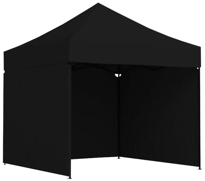 Trojstenný párty stan bez okien Biela 3m x 3m