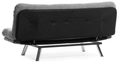 Dvojmiestná rozkladacia pohovka BINA svetlosivá