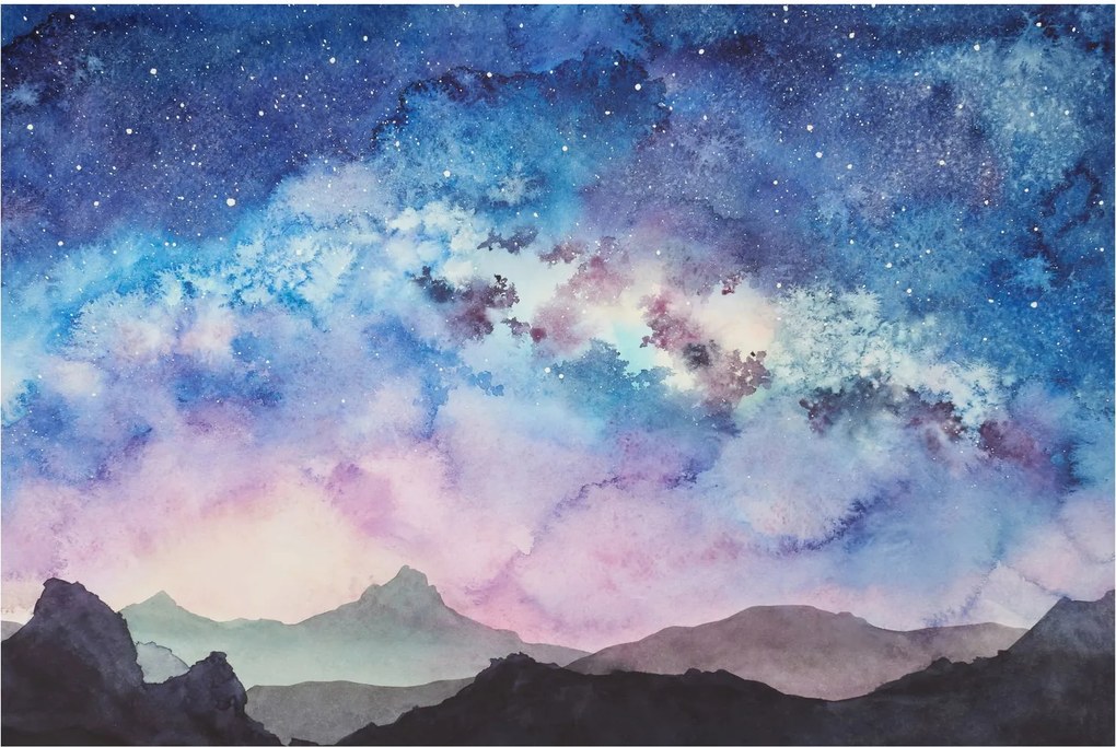 Obraz - Mliečna dráha, aquarel (90x60 cm)