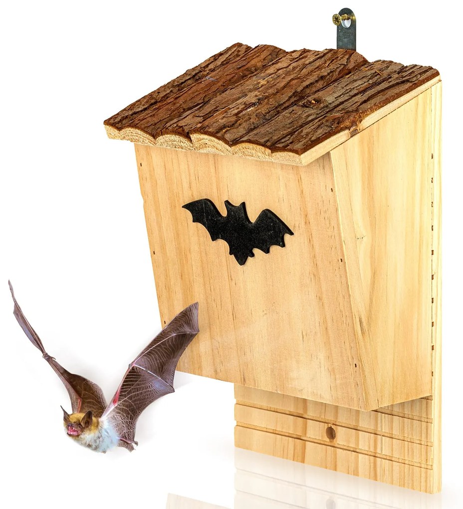 Domček pre netopiere, hniezdo, pomoc pri prezimovaní, celoročne obývateľný,  píniové drevo | BIANO