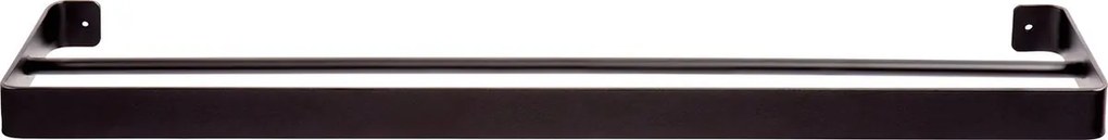 Nástenný vešiak na uteráky HANDY 60x12,5 cm, čierny