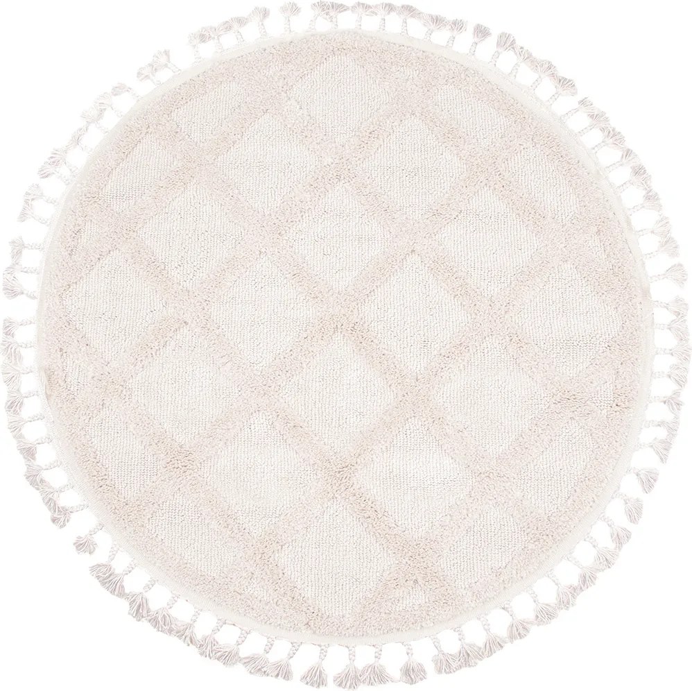 Koberec Berber 6803 IVORY-K rozmery koberec: 133x133 cm