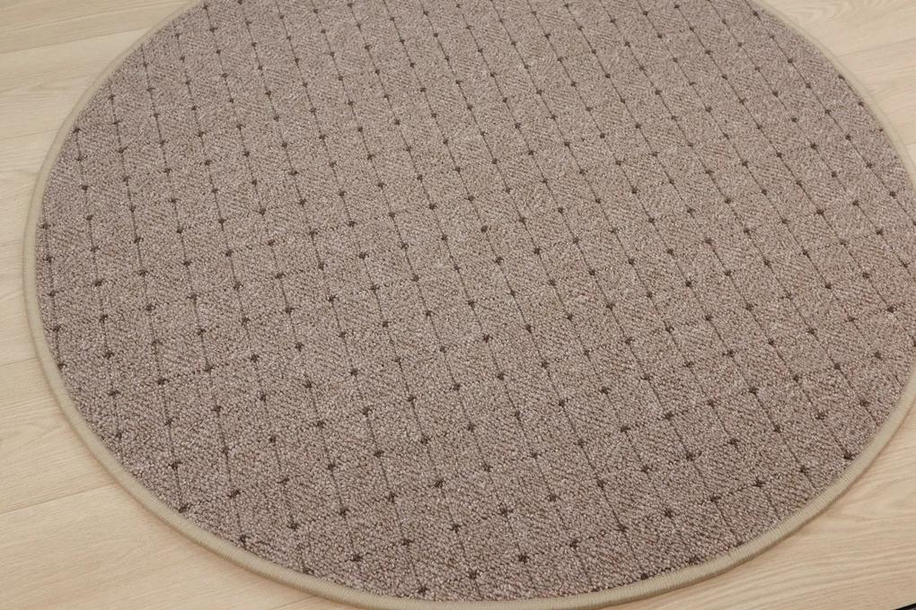 Condor Carpets Kusový koberec Udinese béžový new kruh - 67x67 (priemer) kruh cm