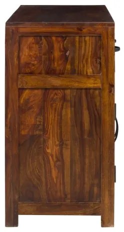 furniture-nabytek.cz - Masívny príborník Palison z palisandru, lakovaný, hnedý – 140×42×80 cm