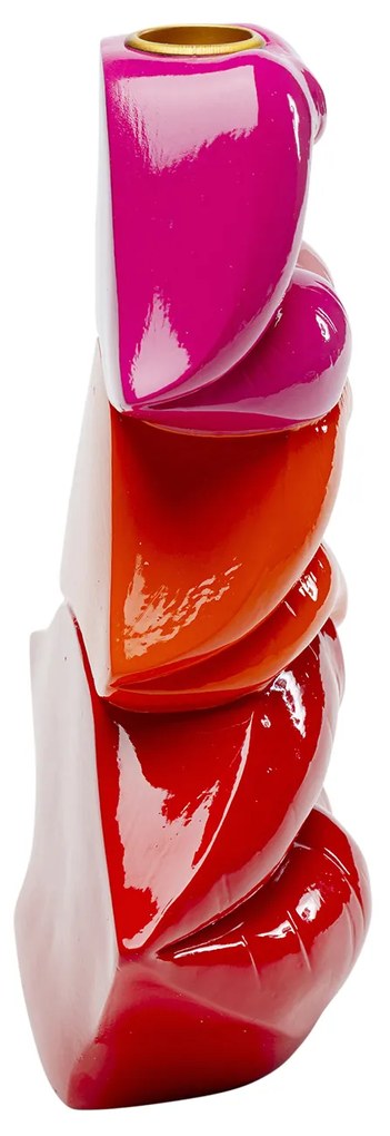 Lips svietnik červený 17 cm
