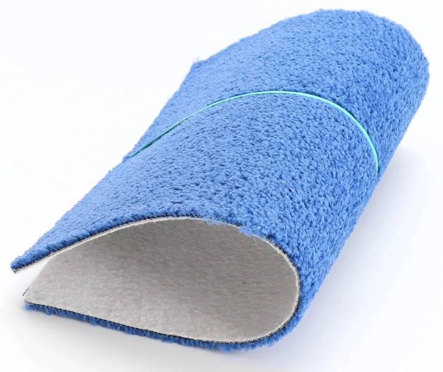 Koberec metráž Dynasty 82, na mieru, šíře 4m, modrá, filc, obývacia izba, Betap