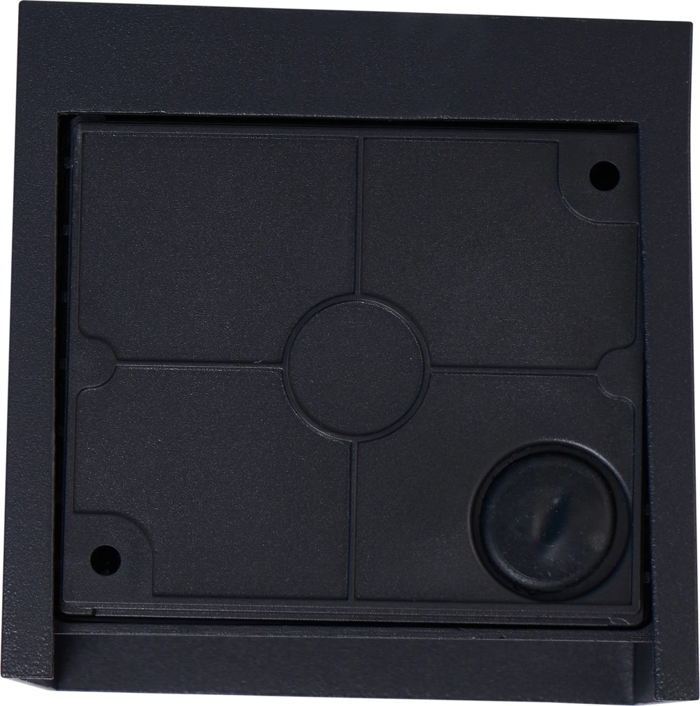 Moderné nástenné svietidlo čierne vrátane LED IP44 - Edwin Quadro