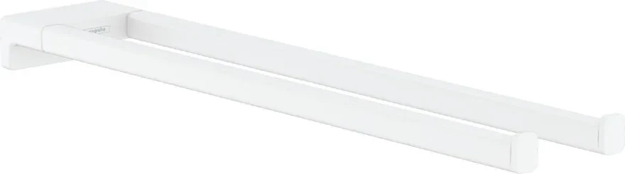 Hansgrohe AddStoris, držiak na uterák dvojramenný, matná biela, HAN-41770700