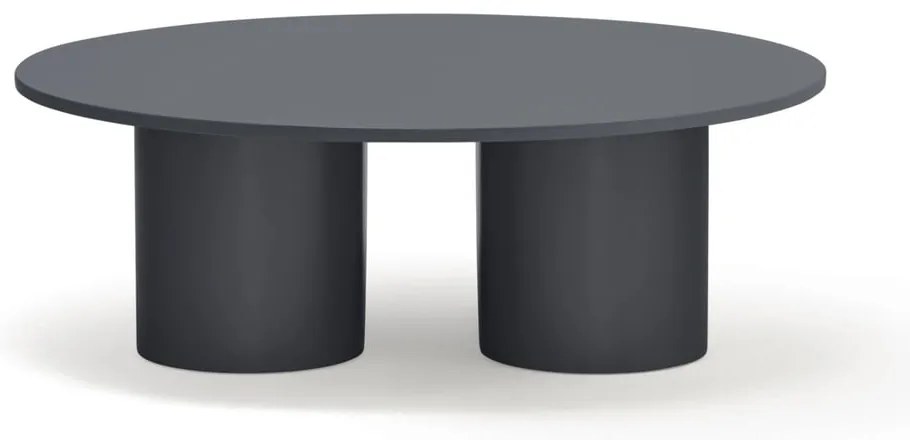 Antracitovosivý konferenčný stolík 110x111 cm Totem – Teulat