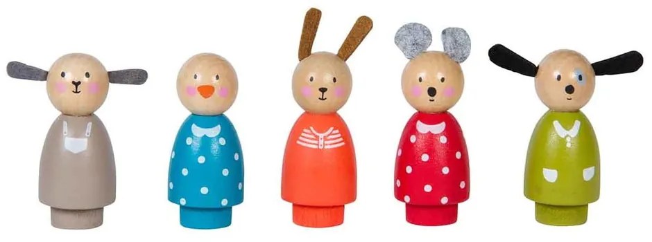 Drevená hračka La Grande Famille – Moulin Roty