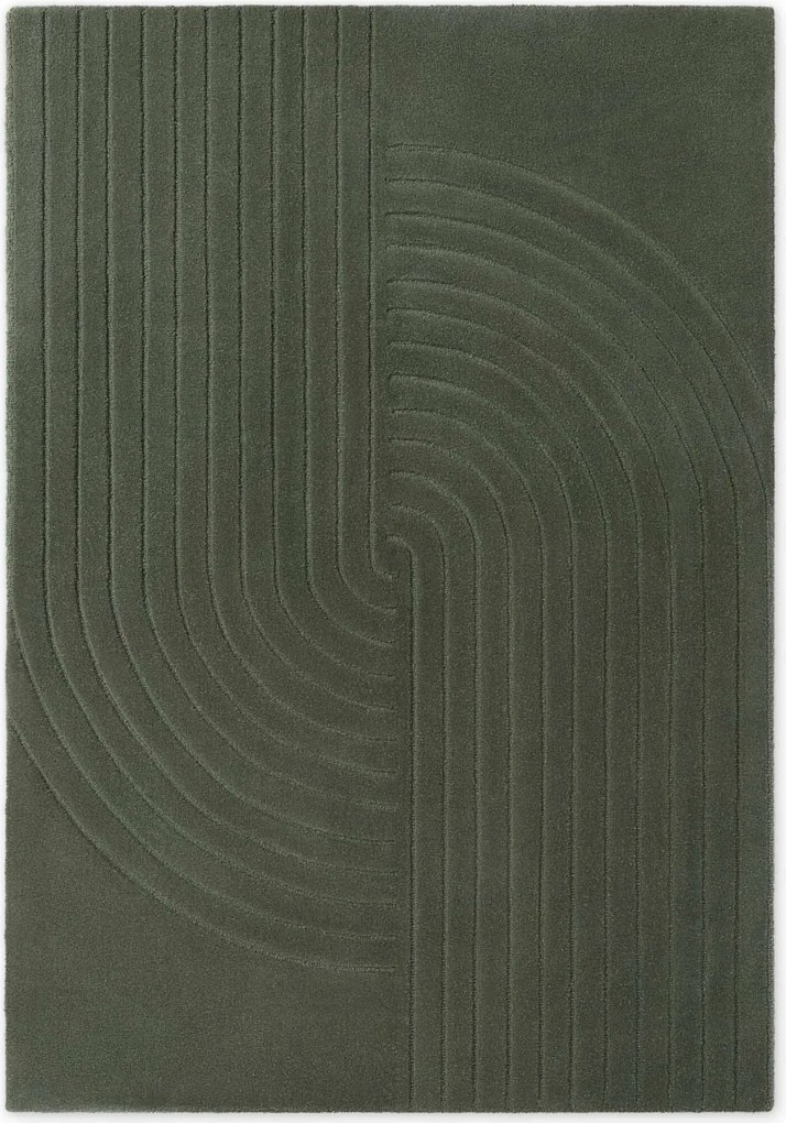 Vikosa, Kusový koberec Vikosa Arcura 106271 Dark Green, 200x300, zelená, obývacia izba