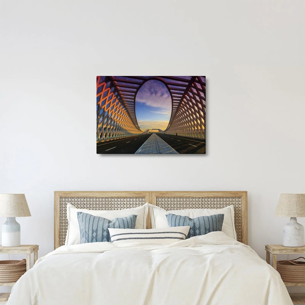 Obraz modernej architektúry mosta (70x50 cm)