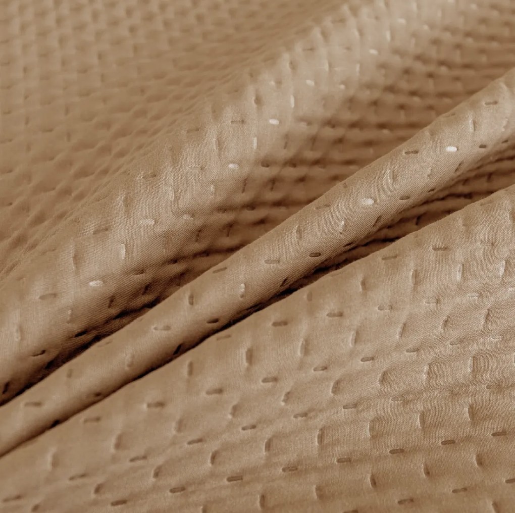 Prehoz na posteľ MONTEGO, tmavobéžový Rozmer: 200 x 220 cm