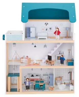 2Kids Toys - Drevený domček pre bábiky Barbora