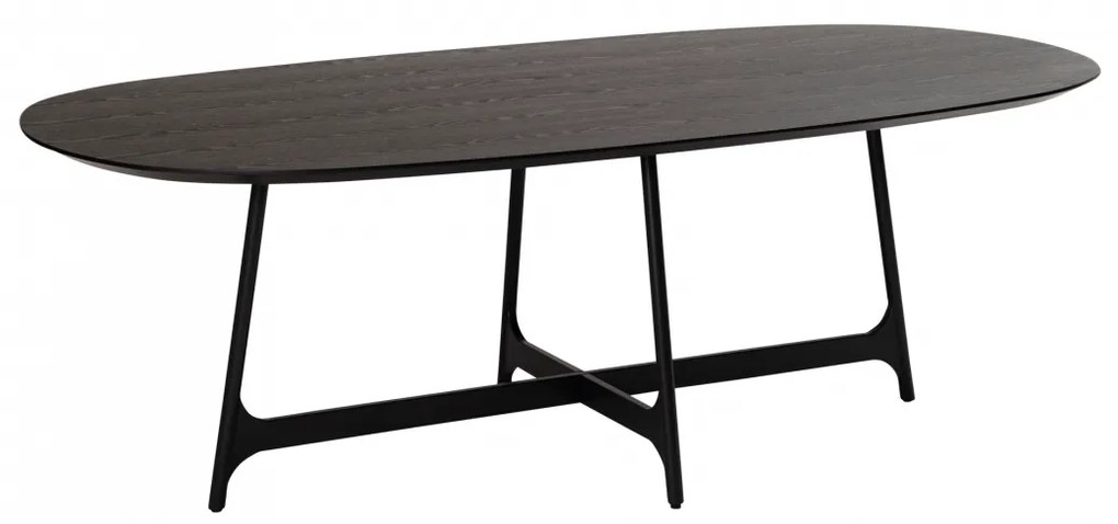 OOID OVÁLNY JEDÁLENSKÝ STÔL black