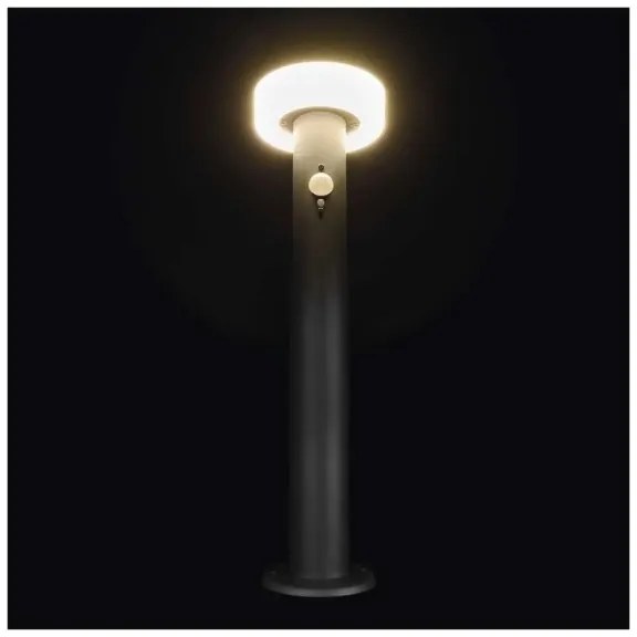 LED solárna lampa so senzorom LED/2W/3,7V 1200 mAh IP44 50 cm