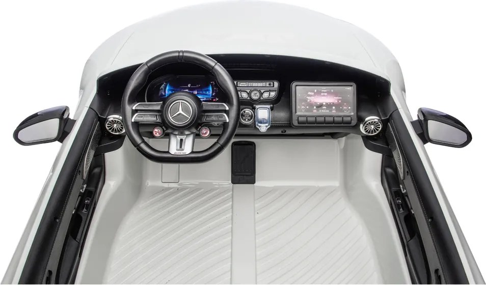 LEAN CARS Elektrické autíčko Mercedes GT63 AMG DK-GT63 24V LCD biele