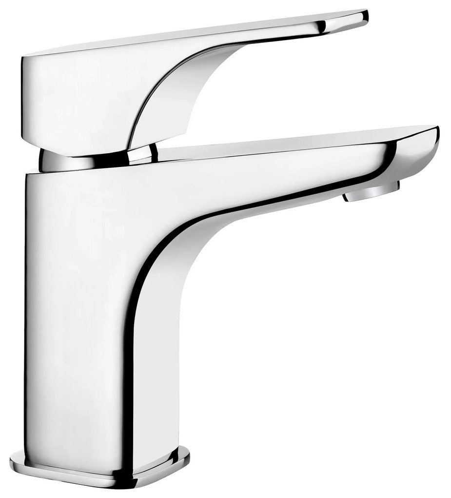 Deante Hiacynt, umývadlová batéria + kovová zátka Click-Clack, chrómová, BQH_021M