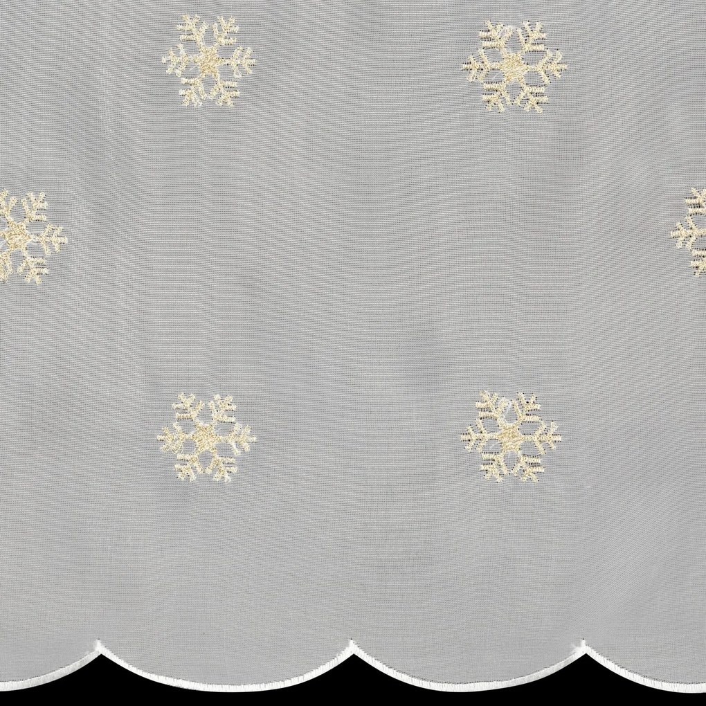 KRÁTKA ZÁCLONA NA PÚTKACH XMAS20 150X40 CM VZOROVANÁ