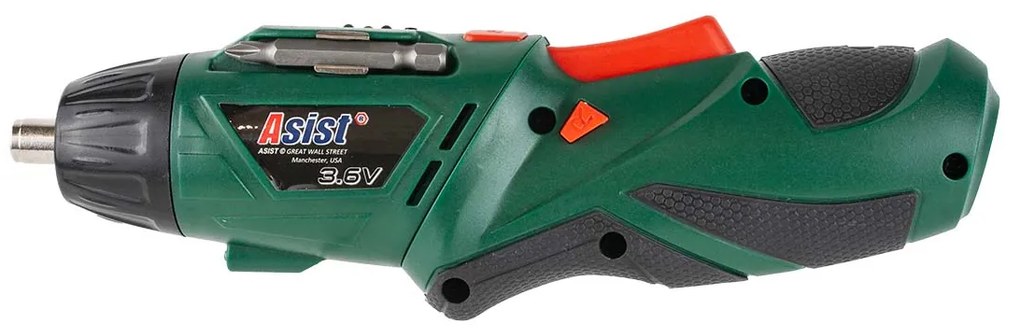 ASIST Aku skrutkovač 3,6V Li-ion, s príslušenstvom