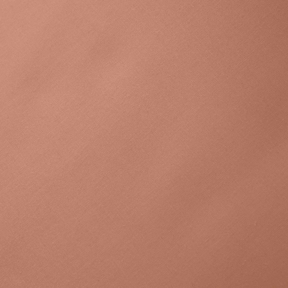 Napínacia plachta z bavlneného perkálu v terakotovej farbe 135x190 cm Cotton Percale – Bianca