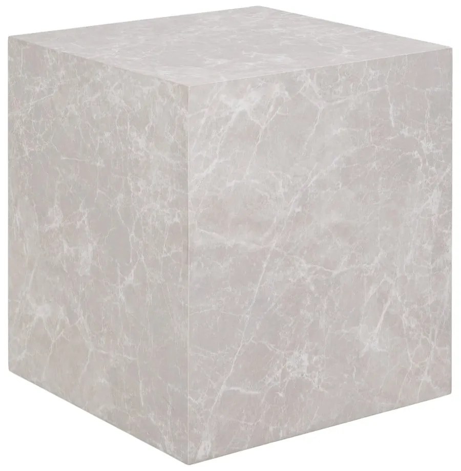 Odkladací stolík v dekore mramoru 40x40 cm Prague – House Nordic