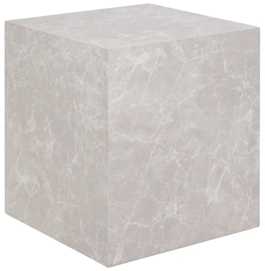 Odkladací stolík v dekore mramoru 40x40 cm Prague – House Nordic