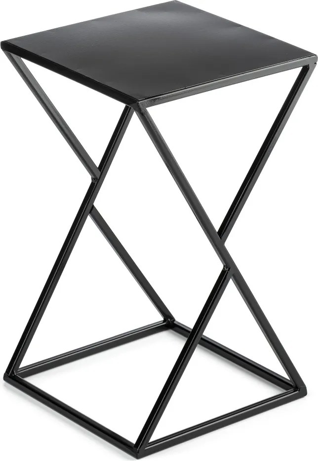 STOJAN NA KVETINÁČ LOFT3 40X24X24 CM ČIERNA