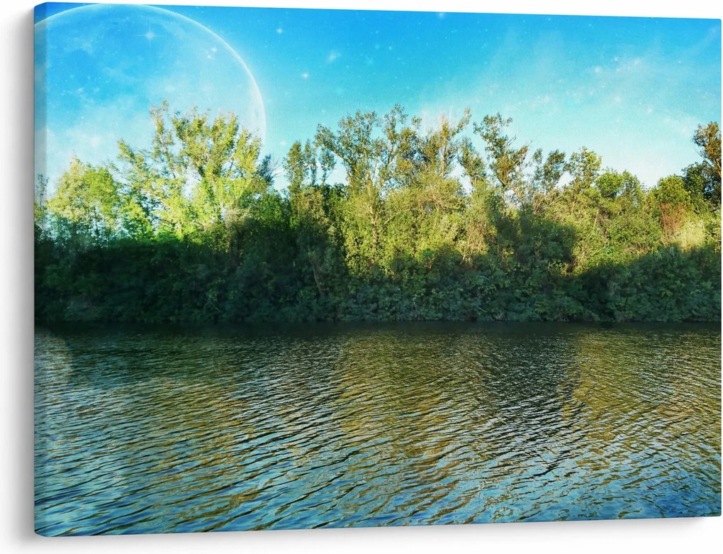 Obraz - jazero (70x50 cm)