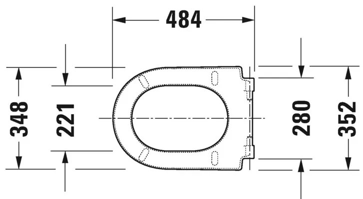 Duravit Darling New - WC sedátko, biela 0063390000