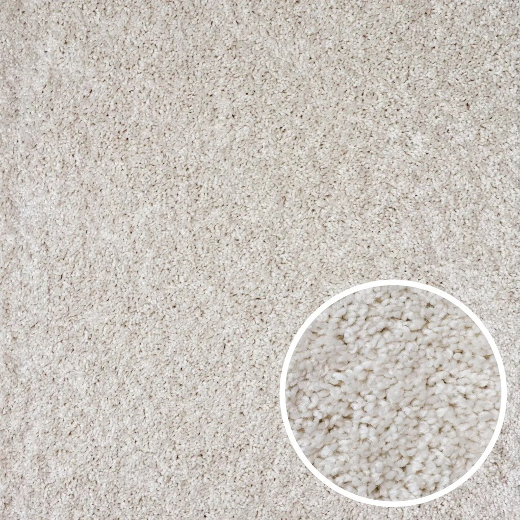 AKCIA: 90x200 cm Metrážny koberec Bali 069, šíře, biela, filc, detská izba