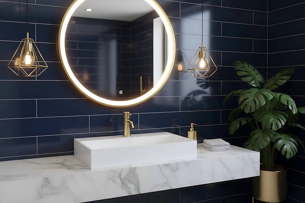 Rea Goya konglomerátové umývadlo, 50 x 37 cm, biela, REA-U8900