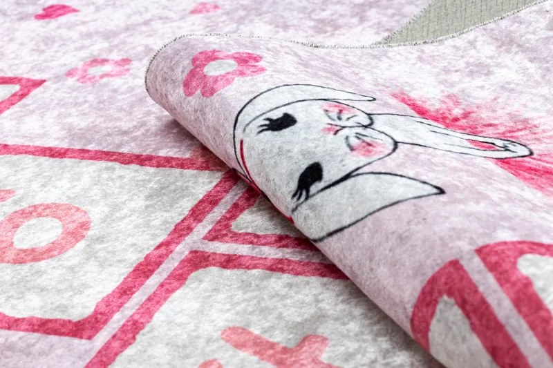 Dywany Łuszczów, Detský kusový koberec Junior 51828.802 Ballerina pink, 120x170, ružová, detská izba