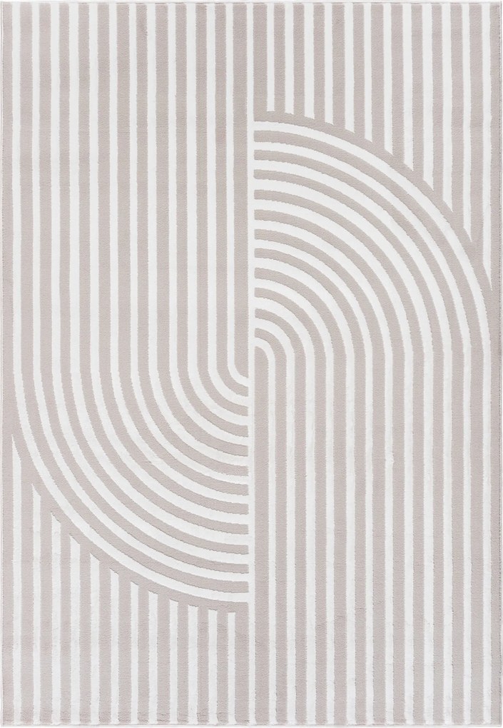 TA Koberec NG91A CREAM/WHITE ELLEN Krémový Obdĺžnikový Rozmer: 80x150 cm