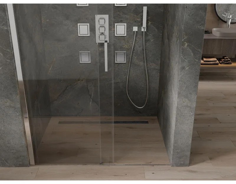 Mexen OMEGA posuvné sprchové dvere do otvoru 100 cm, 825-100-000-01-00