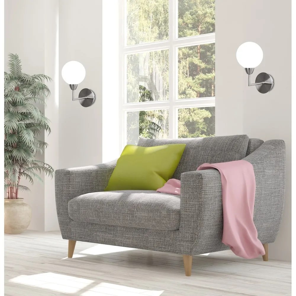 Nástenné svietidlo v striebornej farbe Logos - Candellux Lighting