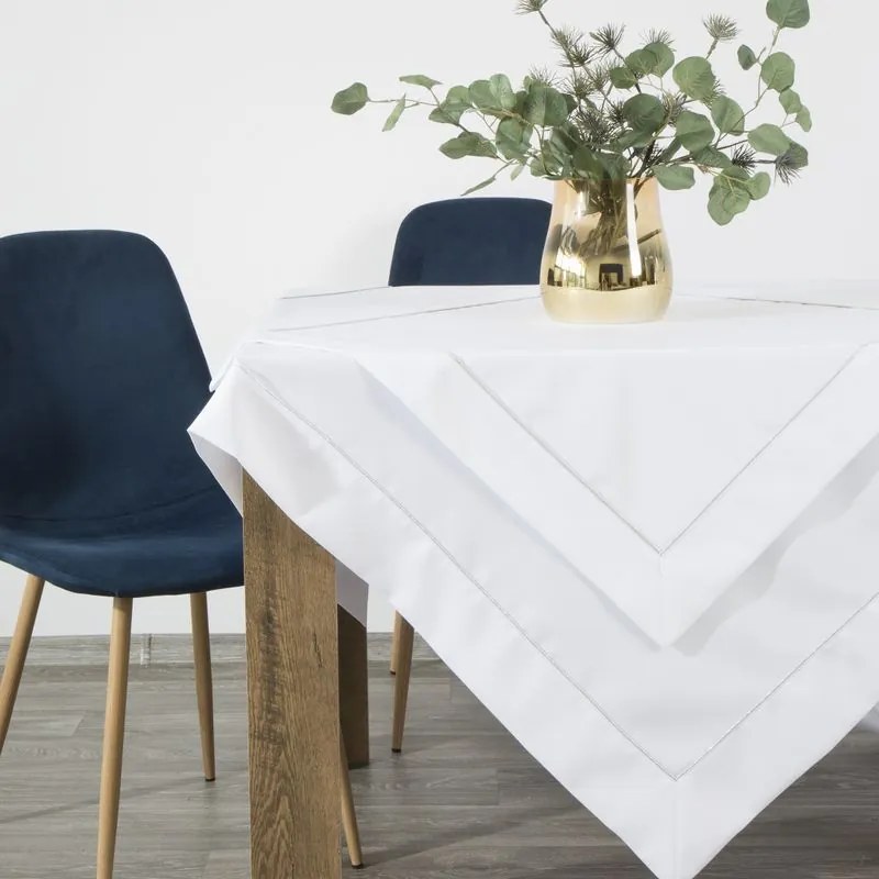 OBRUS KARIN 145X300 CM BIELY