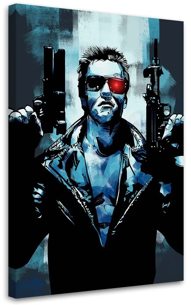 Gario Obraz na plátne Terminátor, Arnold Schwarzenegger - Nikita Abakumov Rozmery: 40 x 60 cm