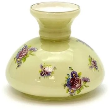 Petrolejová lampa KLÁRA 34 cm lesná zelená