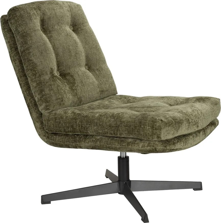 Zelené otočné kreslo Kai – White Label