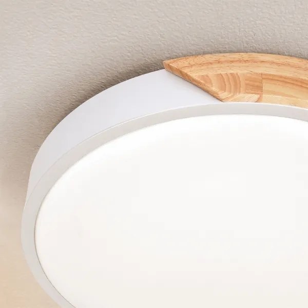 Brilagi - LED stropné svietidlo PILANA LED/24W/230V dub/biela pr. 30 cm