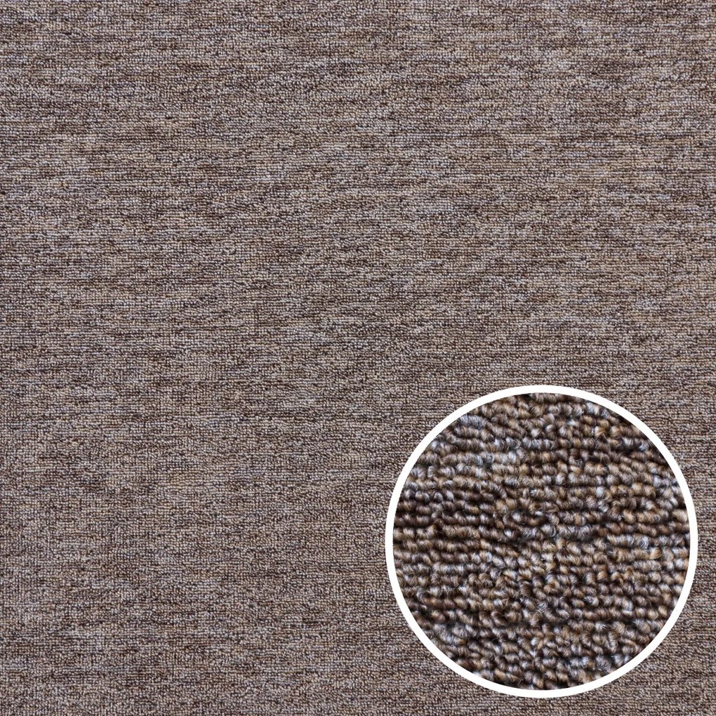 Metrážny koberec Artik New 120 hnedý, na mieru, šíře 1m,2m, hnedá, filc, chodba / predsieň, Spoltex