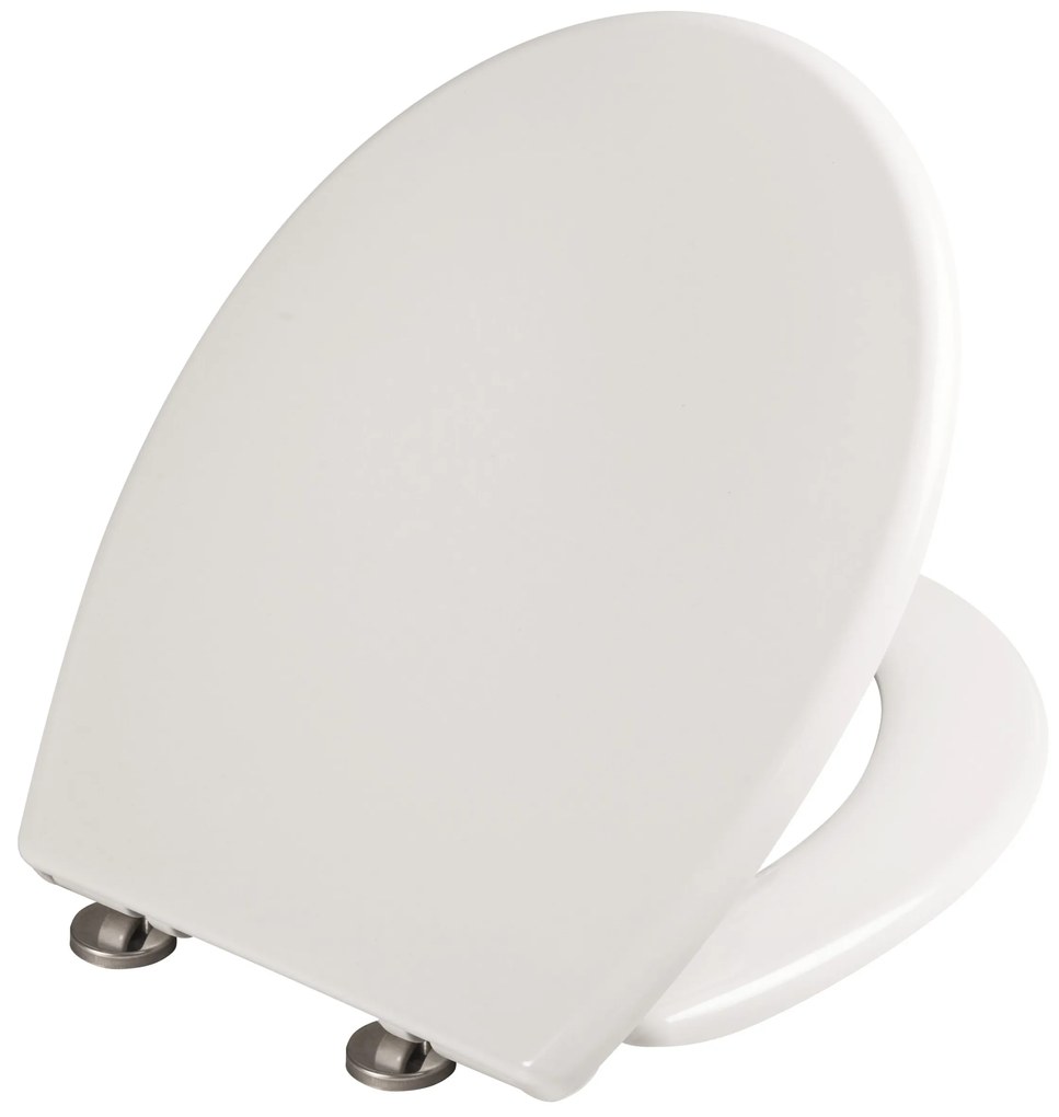 Gamma Sines, toaletné WC sedátko 418(467)x378mm, polypropylén, pomalé zatváranie, biela, GMA-D1