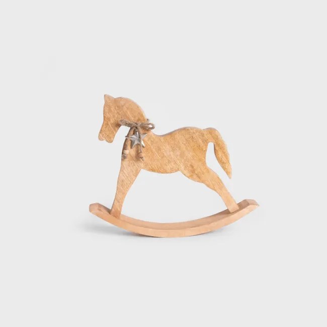 Vianočná dekorácia MANGOS hojdací koník 711510